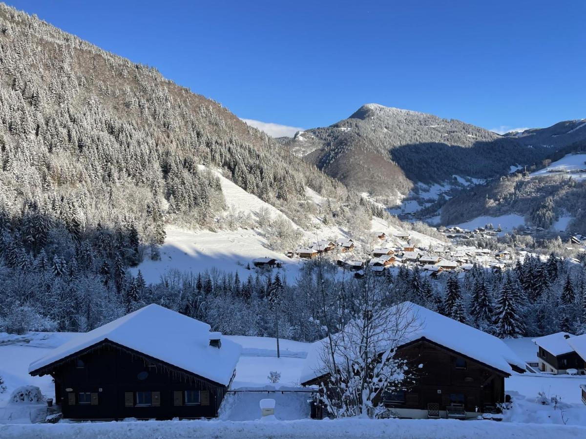Magnifique Vue - Pistes 1 Min - Parking Possible A L'Exterieur De La Residence Saint-Jean-dʼAulps Esterno foto